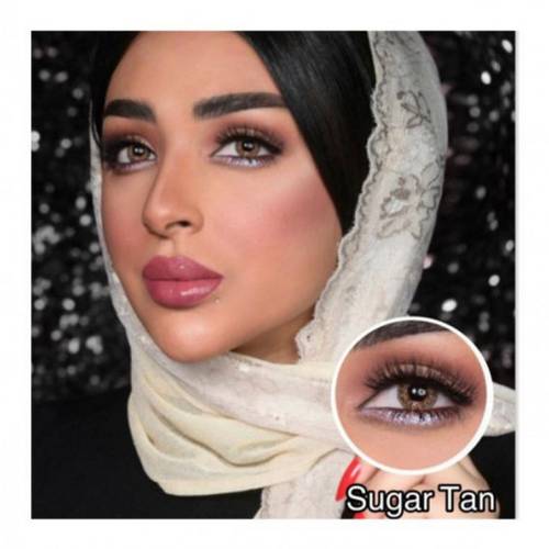 عدسات لاصقة ملونة من براوني بوني- Sugar Tan