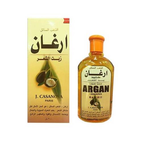 كازانوفا زيت أرغان الذهب السائل للشعر 300 مل