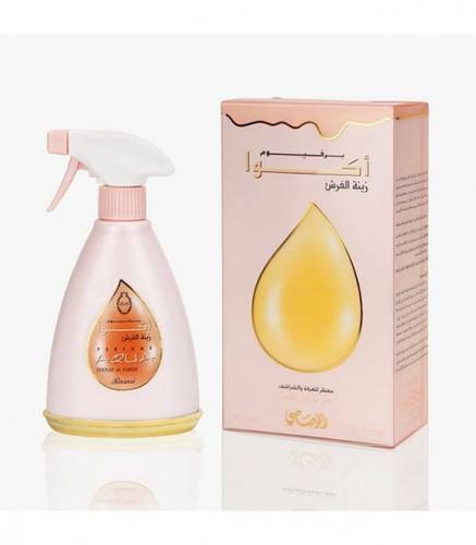 معطر للغرفه والشراشف برفيوم اكوا زينة الفرش من رصاصي