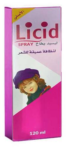 ليسيد بخاخ للقمل تنظيف عميق للشعر