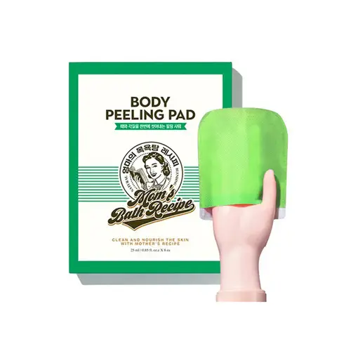 MOM'S BATH RECIPE Body Peeling Pad Trouble Care ليفة تقشير للتخلص من مشاكل الجسم للبشرة العادية