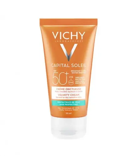 كريم واقي من الشمس كابيتال سولي بلمسة مخملية +SPF50 من فيشي 50مل