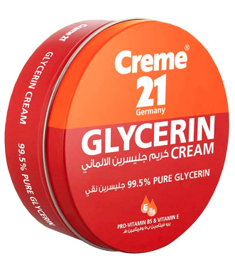 كريم 21 كريم كريم جلسرين الألماني %99.5 جلسرين نقي 250 مل
