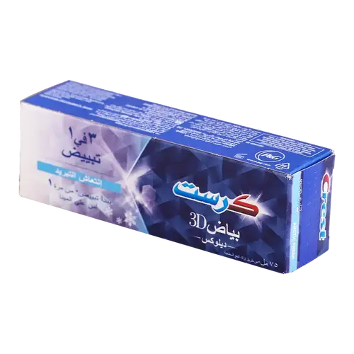 كرست معجون أسنان بياض ثري دي ديلوكس إنتعاش التبريد 75 مل