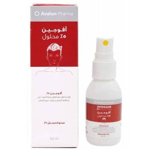 افوجين بخاخ للشعر 5% مينوكسيديل لعلاج الصلع حبتين والثالث مجانا - هاف بيوتي
