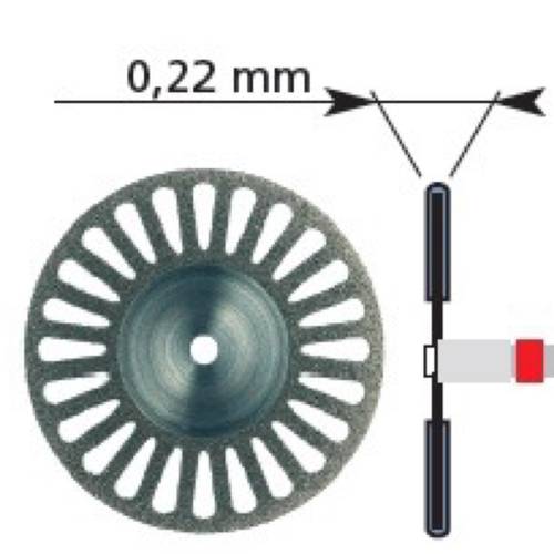Flexible diamond discs