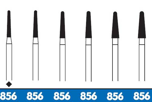  ‬‪Round End Taper Burs 856 Box/05