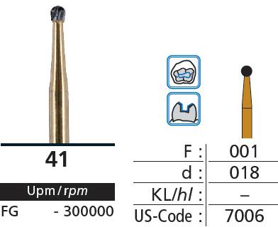 Carbide finishing burs 6pcs
