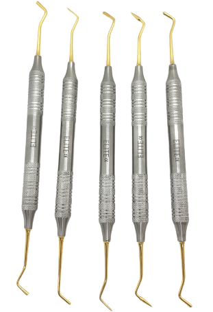 Gold Composite Filling Instruments 