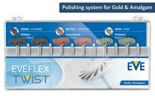 EVEFLEX Twist, Gold & Amalgam Polishing Kit