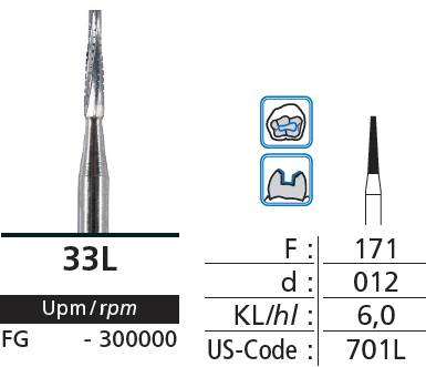 Carbide burs  6pcs