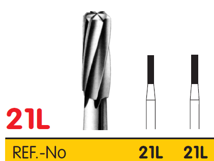 Carbide Burs Cylinder Long FG 21L Box/05
