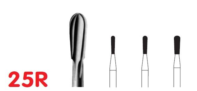 Carbide Burs Pear Long FG25R Box/05
