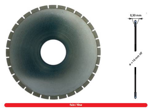 Electroplated diamonds PLASTER CUT DISCS