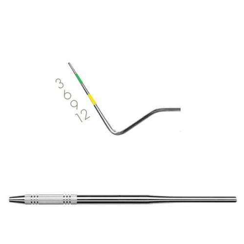 Probes - # 12, Single End, Yellow/Green, Standard Handle
