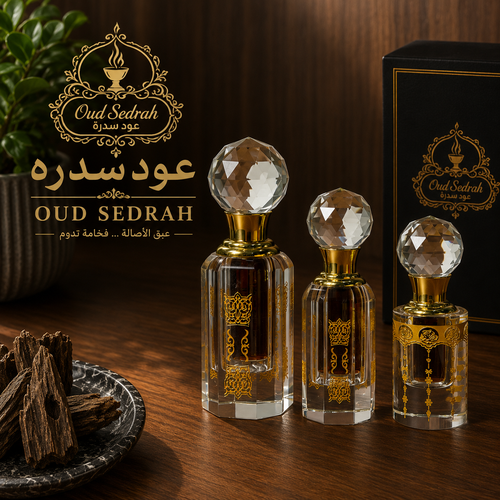 كرستال دهن عود فارغة