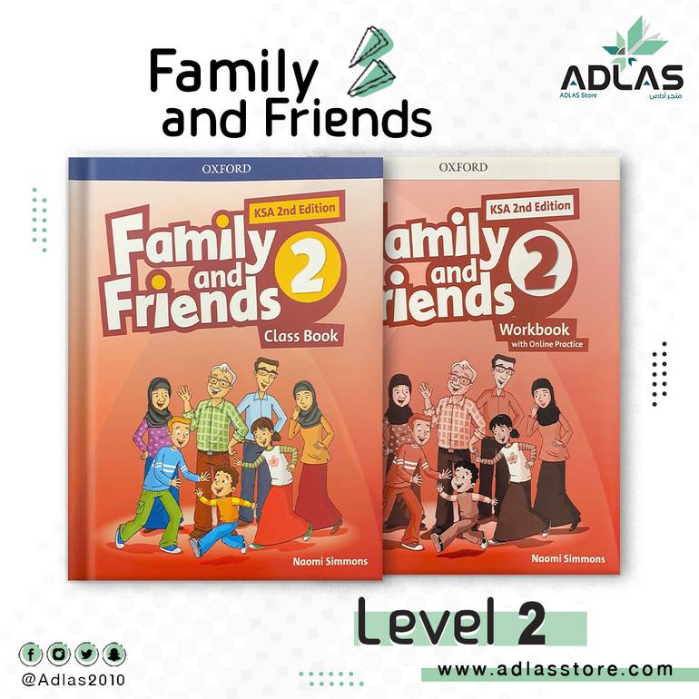  Family and Friends Class Book &amp; Workbook Level 2