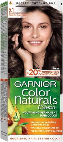 Garnier Deep Ashy Light Brown –غارنييه بني رمادي فاتح 5.1