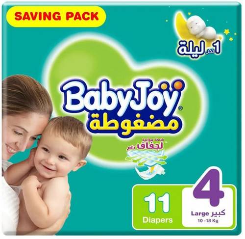 بيبي جوي رقم 4+ (11) حفاضة