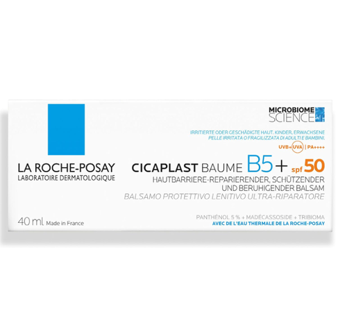لاروش بوزيه بوم +B5 مرهم مرطب وملطف بعامل حماية 50 من الشمس 40 مل