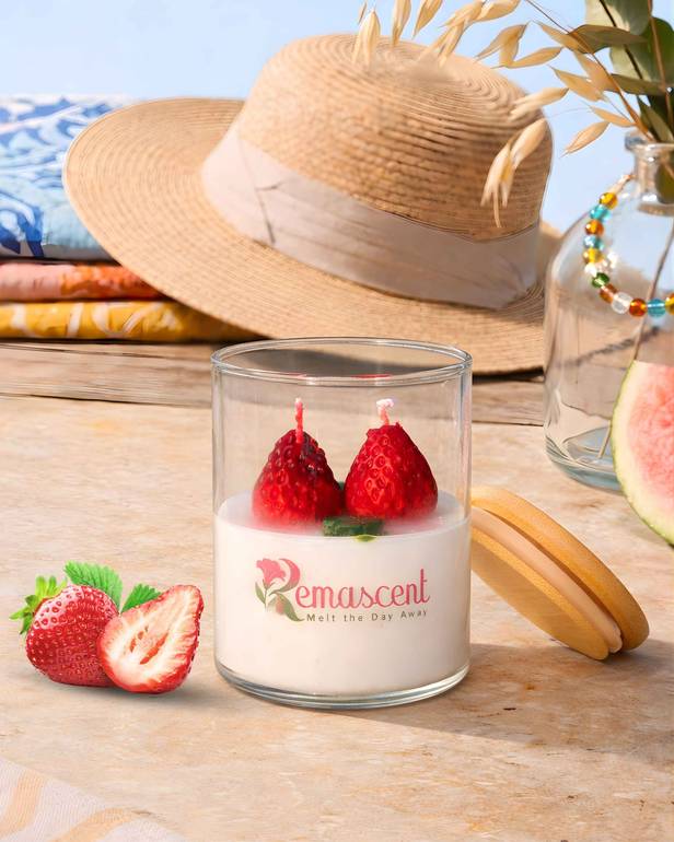 Strawberry Candle