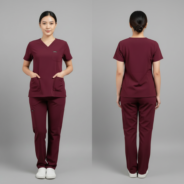 يونيفورم يومي maroon