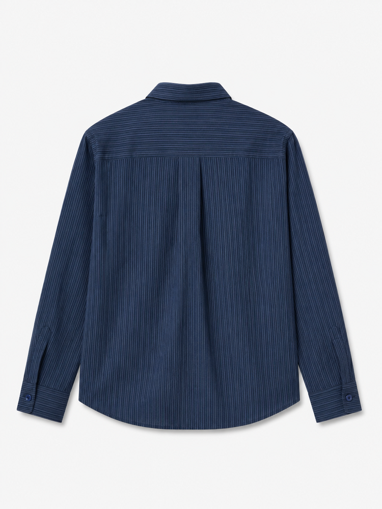 Striped Lyocell Blend Shirt
