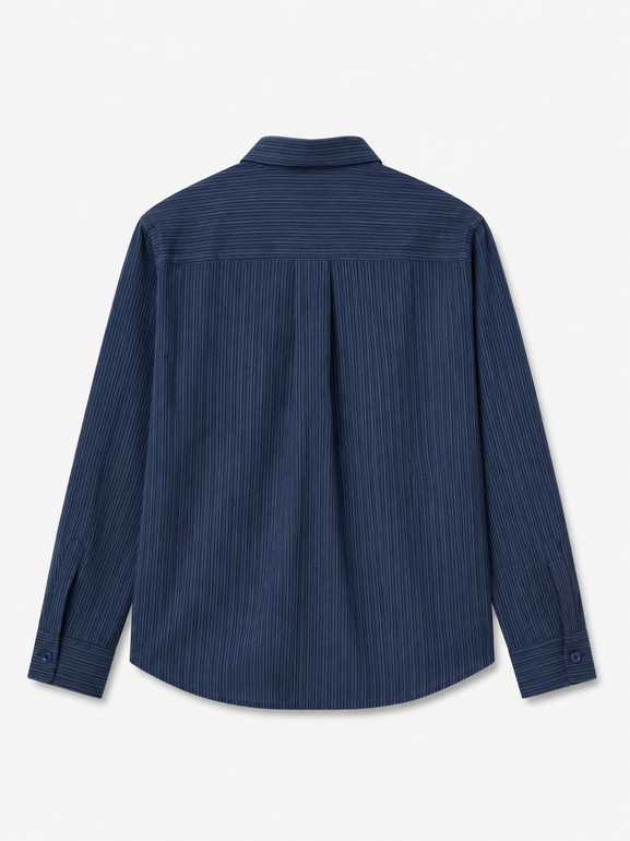 Striped Lyocell Blend Shirt