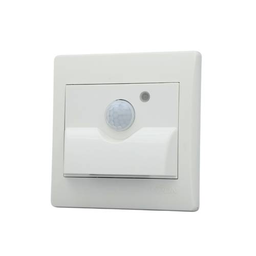 حساس حركة مع 0.5W انارة ليد جداري  ( 7*7 ) - ابيض