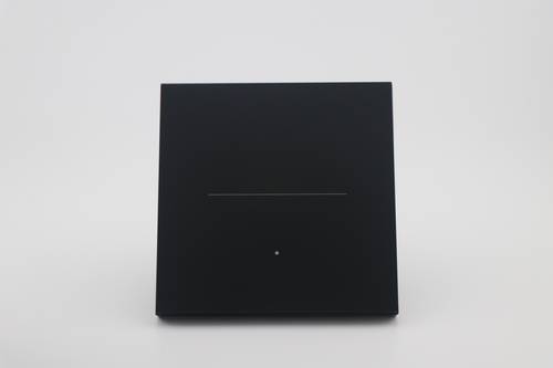 مفتاح اف سي سمارت ( واي فاي / بلوتوث ) مفرد اسود ( GLASS )