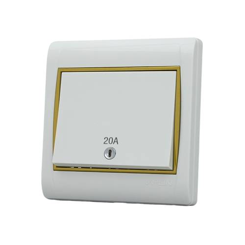 SWITCH HEATER 20A ( 7*7 ) VPON VISION - WHITE