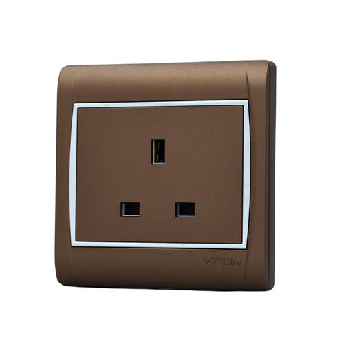 SOCKET 13A ( 7*7 ) VPON VISION - BROWN