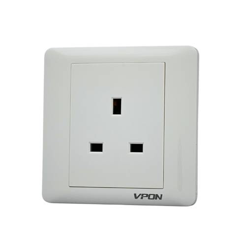 SOCKET 13A ( 7*7 ) VPON MASTER - WHITE