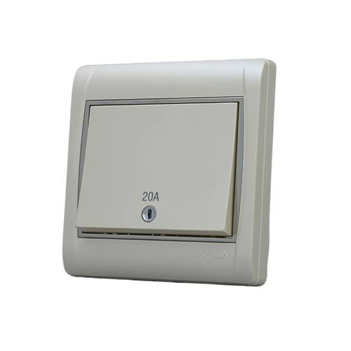 SWITCH HEATER 20A ( 7*7 ) VPON VISION - PEARLY