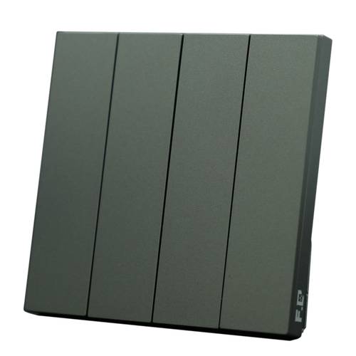 switch 4gang 2way ( 7*7 ) F.C piano - GRAY