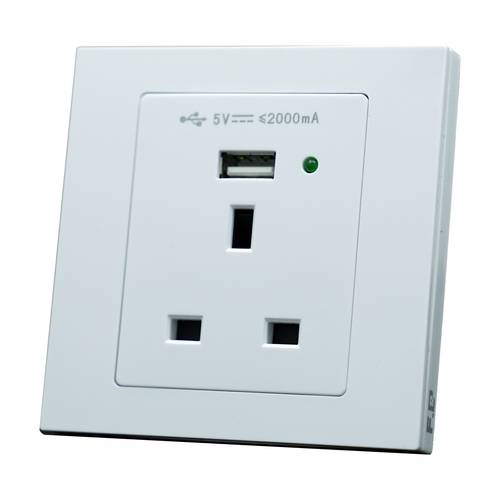 فيش اف سي بيانو مربع A13 مع USB ( 7*7 ) - ابيض