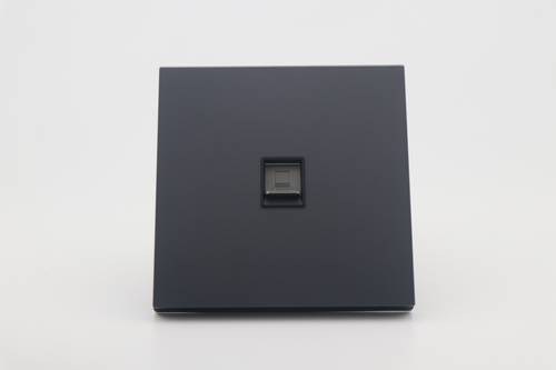 فيش اف سي كمبيوتر 6 مخارج اسود ( GLASS )
