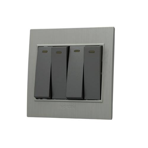 switch 4gang 2way ( 7*7 ) VPON GLORY - OILY