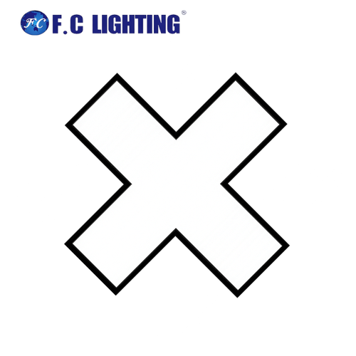 LINEAR OFFICE LIGHTING ( + - 4 SIDES ) F.C 70W - XTD7007 