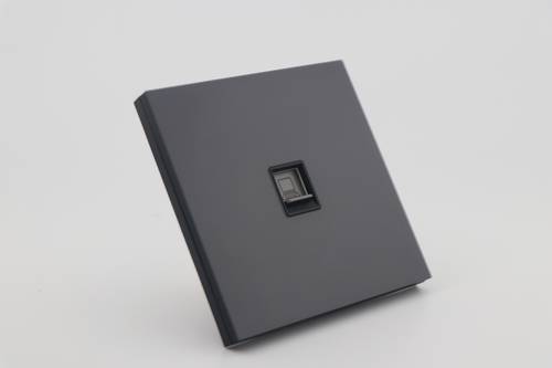 فيش اف سي كمبيوتر 6 مخارج رمادي ( GLASS )
