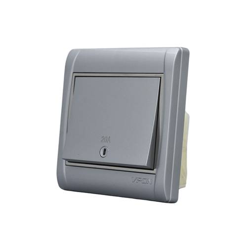 SWITCH HEATER 20A ( 7*7 ) VPON VISION - SILVER