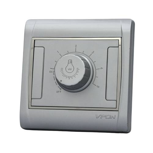 DIMMER SWITCH 630W ( 7*7 ) VPON VISION - SILVER