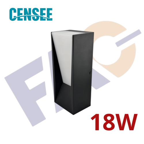 ابليك جداري خارجي سينسي 18W اناره اصفر