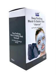 القناع الكوري -  فقاعات الاوكسجين بالفحم الأسود لتنقية الوجه