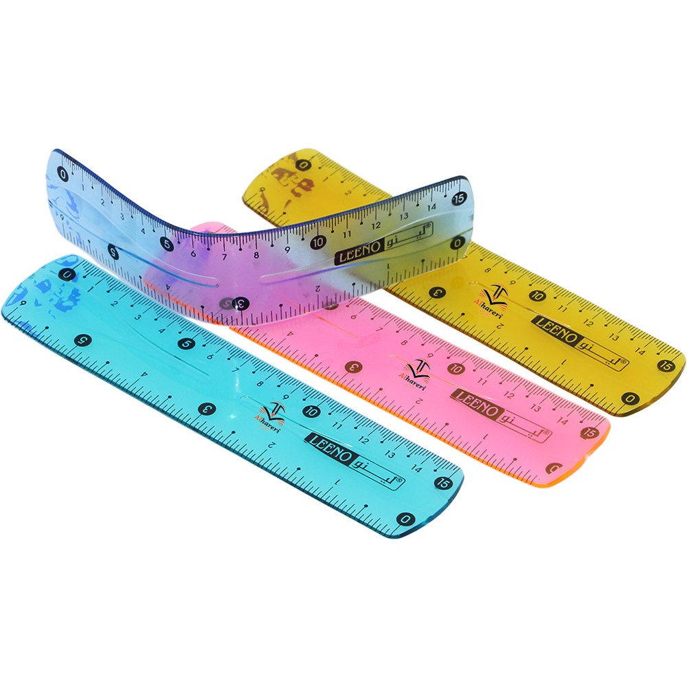 Foldable transparent ruler 15 cm