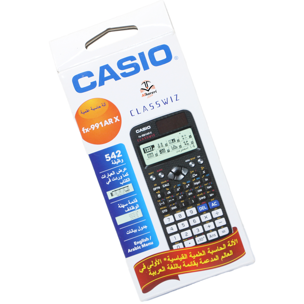 Scientific digital calculator 542 functions Arabic menu FX-991ARX