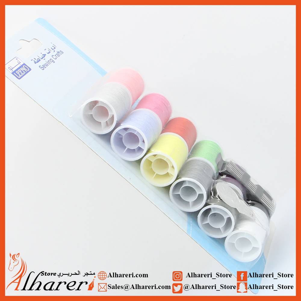 Set 12 sewing thread Multi Colors With sewing needles
