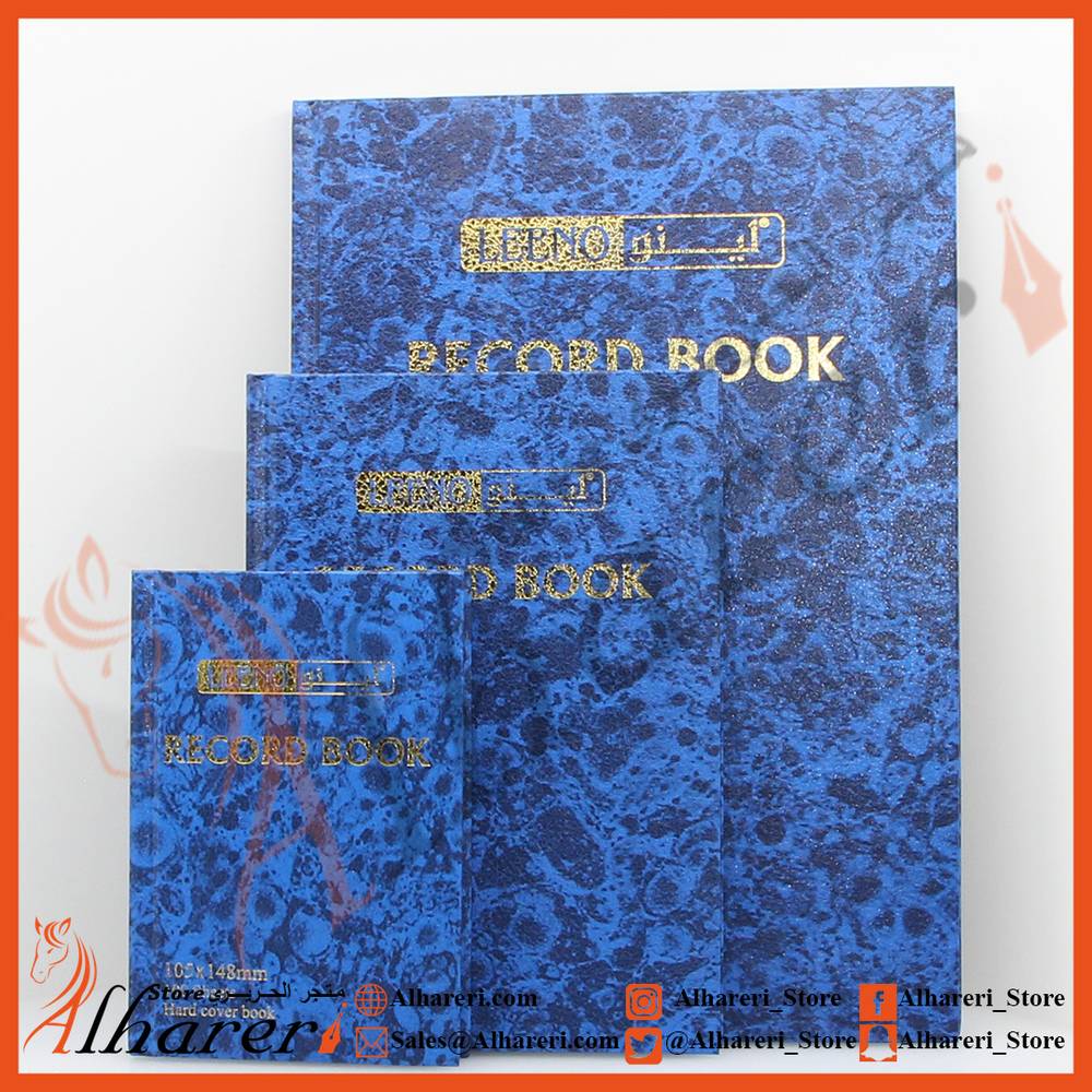 Record book blue cartoon cover 100 sheets