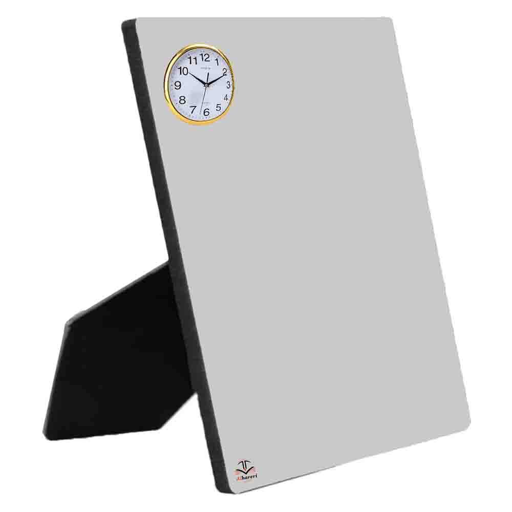 إطار صورة MDF | رقم 01 مع ساعة | قابل للطابة الحرارية