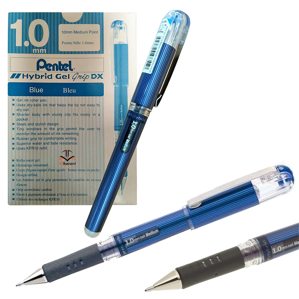 Set of 12 Pentel Signature Pen Pigment Gel Ink 1.0mm Blue K230-CO